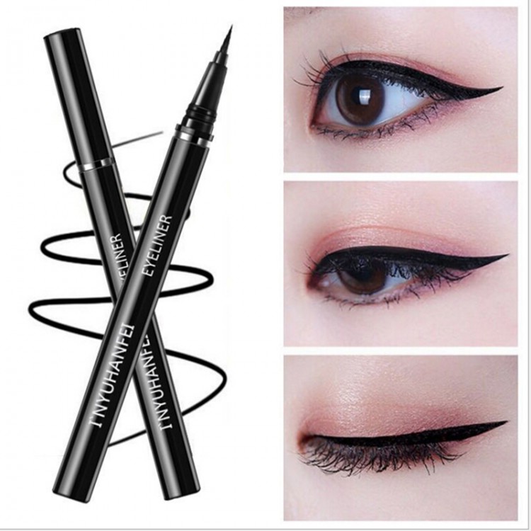 1PCS Pro Waterproof Make Up Black Liquid Eyeliner Women Comestic Eye Liner Pencil Make Crete Eyes Marker Pen