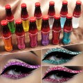 Colorful Liquid Eyeliner Pen Waterproof Long-lasting Shiny Glitter Sliver Black Eye Liner Pencil Beauty Makeup Comestics TSLM1