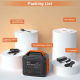 Portable Power Station, 300W 296Wh Solar Generator Quick Charge 