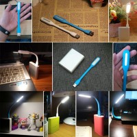 Portable USB 5V LED Reading Lamp Mini Book Light Foldable Camping Night Lights Table Lamps For Power Bank PC Notebook Laptop