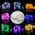 1M 2M 3M Fairy String Lights Micro Starry Leds On Silvery Copper Wire for Wedding Centerpiece,Party,Christmas,Table Decor