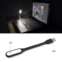 Portable USB LED Mini Book Light Reading Light Table Lamp Flexible USB Lamp Book Lights Power Bank Laptop Notebook PC Computer
