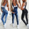 Women Pants Fashion Jeans Female Street Overalls Loose Casual Hole Pants Lady Full Length Trousers Hot 2020