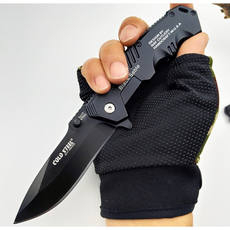 Mini Folding Knife Tactical Survival Knife Hunting Camping High Hardness Self-defense Folding Knife Portable Knife Multi-purpose