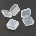 2019 NEW 3.5*3.5*2cm Small Plastic Storage Box for Jewelry Beads Earring Jewelry Container Transparent Square Box Case Container