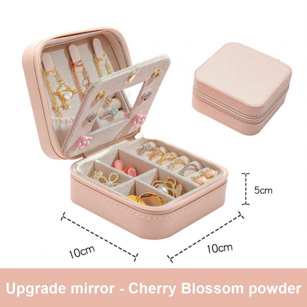 10*10*5cm Jewelry Organizer Portable Jewelry Box Earrings Organizer Display Travel Jewelry Case Boxes Gift Box 2022 New