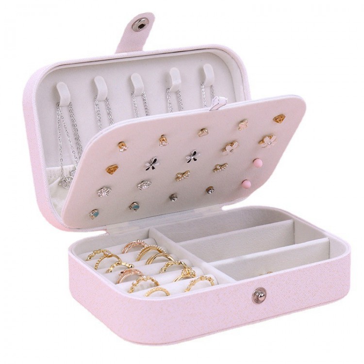 Cross Mirror Simple Fairy Jewelry Box Earrings Ring Necklace Jewelry Storage Box Small Wholesale
