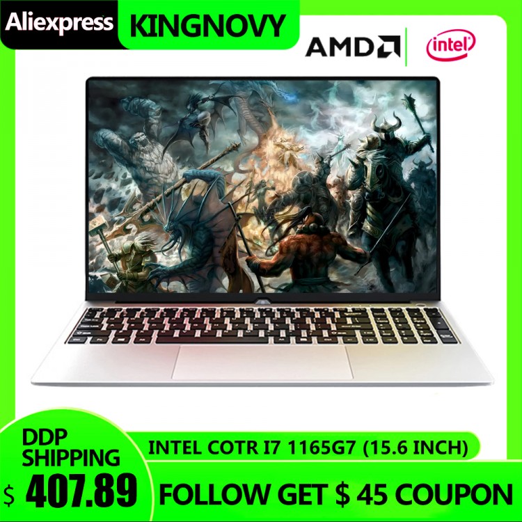 1920*1280 IPS Display Laptop 15.6&quot; Intel Core i9 10880H i7 1165G7 Gaming Pc with Windows OS Ultra Thin Metal Notebook For DOTA2