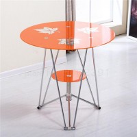 Glass Table Round Toughening Reception Office Negotiation Table Dormitory Simple Tea Table Family Table Chair Balcony Small Roun