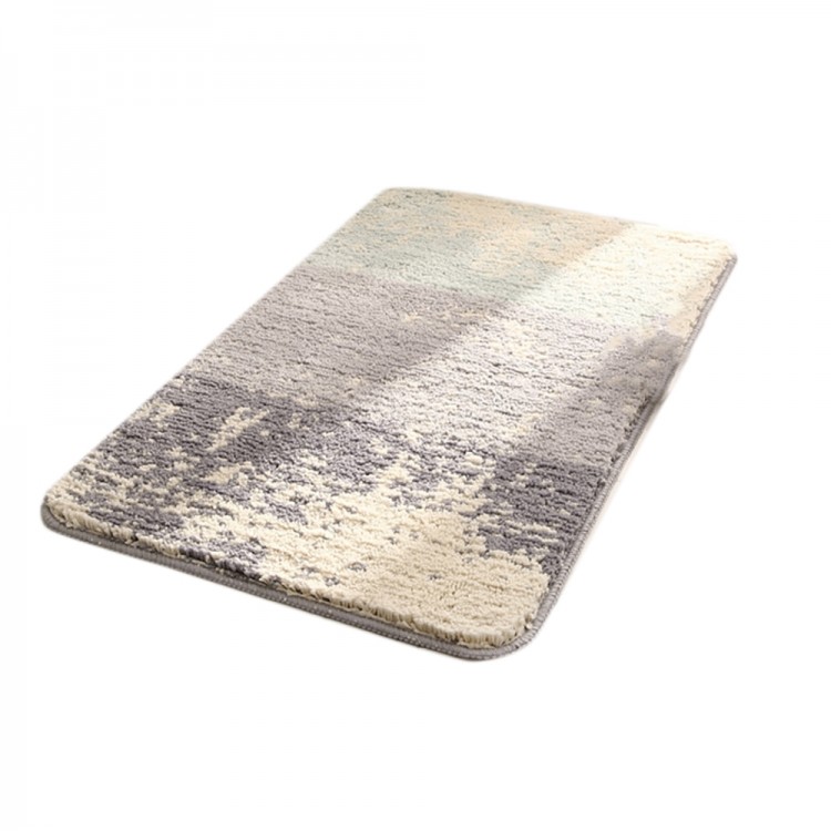 Footmat, Bathroom Doormat 60X40cm Super Durable Waterproof Anti-Slip Cotton Fiber(C)
