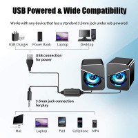 USB Wired Speakers Mini Computer Speaker 4D Stereo Sound Surround Loudspeaker For PC Laptop Notebook Not bluetooth Loudspeakers