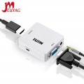 MEUYAG Portable Mini VGA to HDMI-compatible  Converter VGA2HDMI Video Box Audio Adapter 1080P For Notebook PC HDTV Projector TV