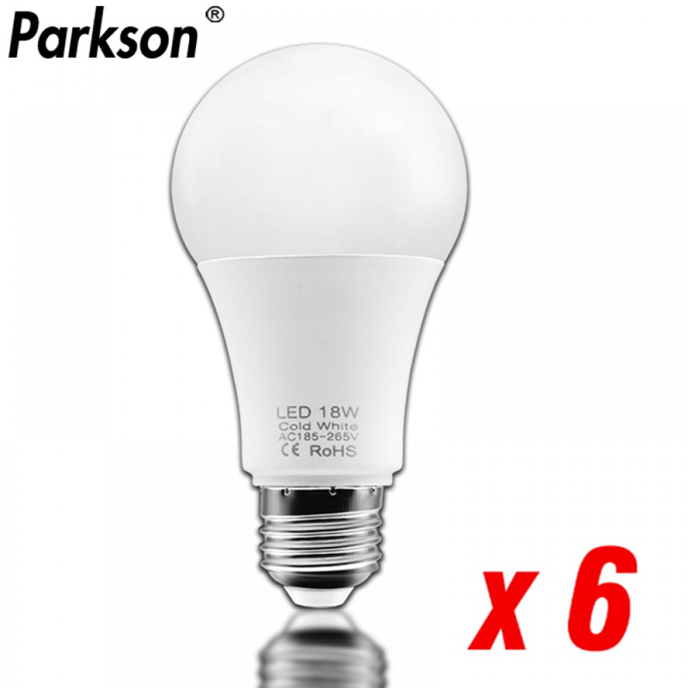 6pcs/lot LED Bulb AC 185V-265V E27 LED Lamp 18W 15W 12W 9W 6W LED Light Bulb Saving Energy Spotlight Table Lamp Household bulbs