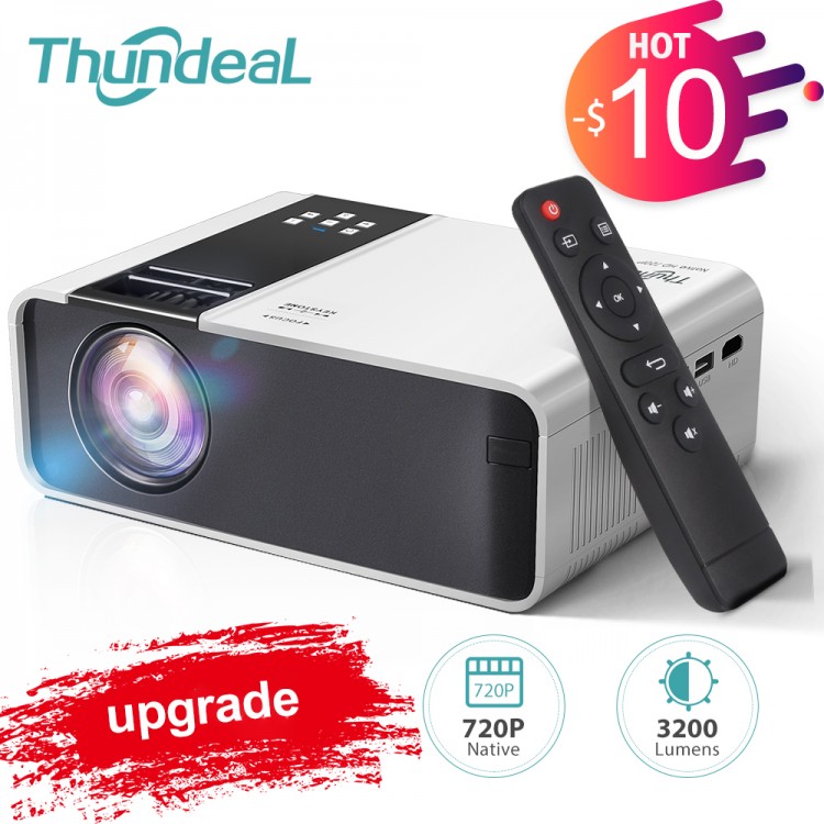 ThundeaL HD Mini Projector TD90 Native 1280 x 720P LED Android WiFi Projector Video Home Cinema 3D Smart Movie Game Proyector