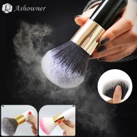Ashowner Big Size Makeup Brushes Foundation Powder Brush Face Blush Professional Large Cosmetics Soft Foundation Make Up Tools