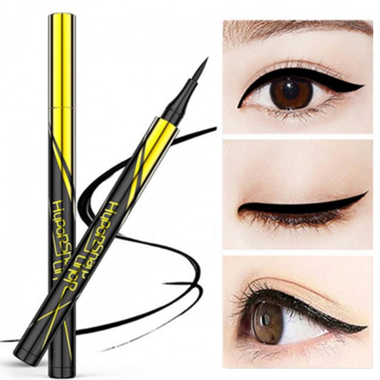 Eyeliner Pen Quick-drying Waterproof Non-smudge Eye Liner Pen Liquid Texture Delicate Soft Eyeliner Pen Cosmetics Makeup Tool