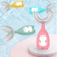 2-12Y Baby Toothbrush Children Teeth Oral Care Cleaning Brush Soft Food Grade Silicone Teethers Baby Toothbrush Newborn Items