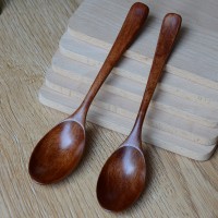 Wooden Spoon Bamboo Kitchen Cooking Utensil Tool Soup Teaspoon Catering For Kicthen Wooden Spoon 813