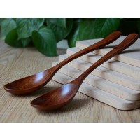Wooden Spoon Bamboo Kitchen Cooking Utensil Tool Soup Teaspoon Catering For Kicthen Wooden Spoon 813