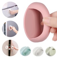Round Auxiliary Knobs Cabinet Suction Cup Handle Window Sliding Door Self-adhesive Wardrobe Pulls Refrigerator Handle