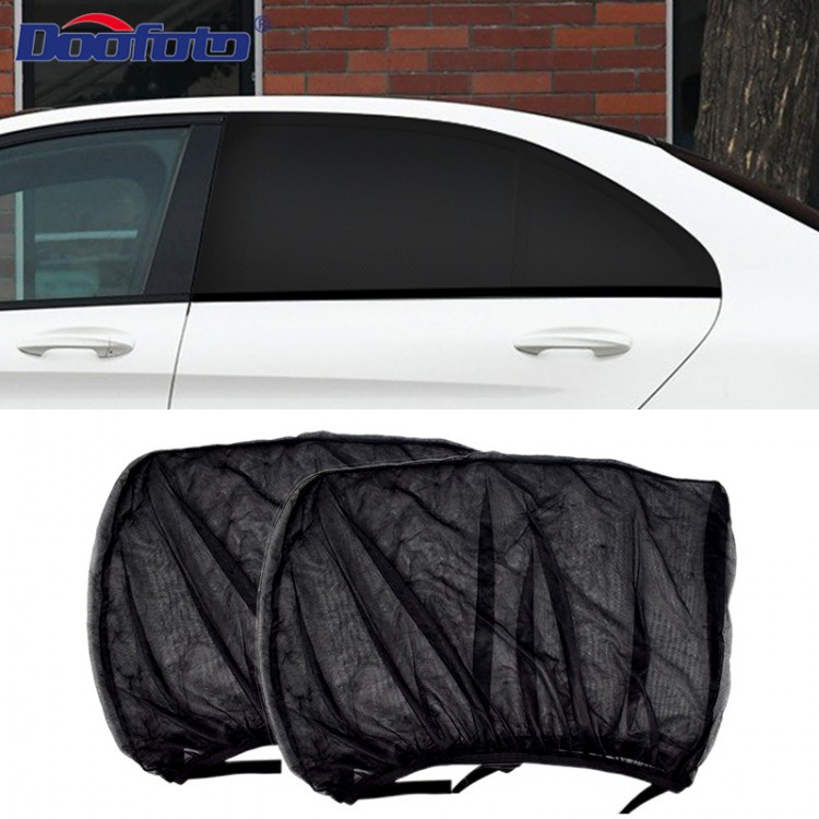 2pcs Car Sun Shade Styling Accessories Auto UV Protect Curtain Side Window Sunshade Mesh Sun Visor Protection Films roller blind