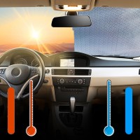 Sunshade Roller Blinds Suction Cup Blackout Curtains for Living Room Car Bedroom Kitchen Office Free-Perforated Window Curtain