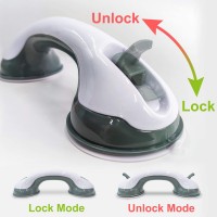 Shower Handle Safety Helping Handle Anti Slip Support Toilet Bathroom Safe Grab Bar Handle Vacuum Sucker Suction Cup Handrail
