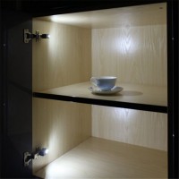 12PCS Under Cabinet Light LED Inner Hinge Lamp Cabinet Induction Lights Sensor Lights Bedroom  Kitchen Closet Night Lights