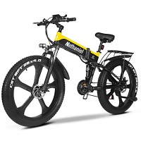 (EU Stock) Electric Bicycle 1000W 48V ELECTR BIKE Men 26“ Folding Electric Bike 4.0 Fat tire ebike Snow Electronic Mountain Bike