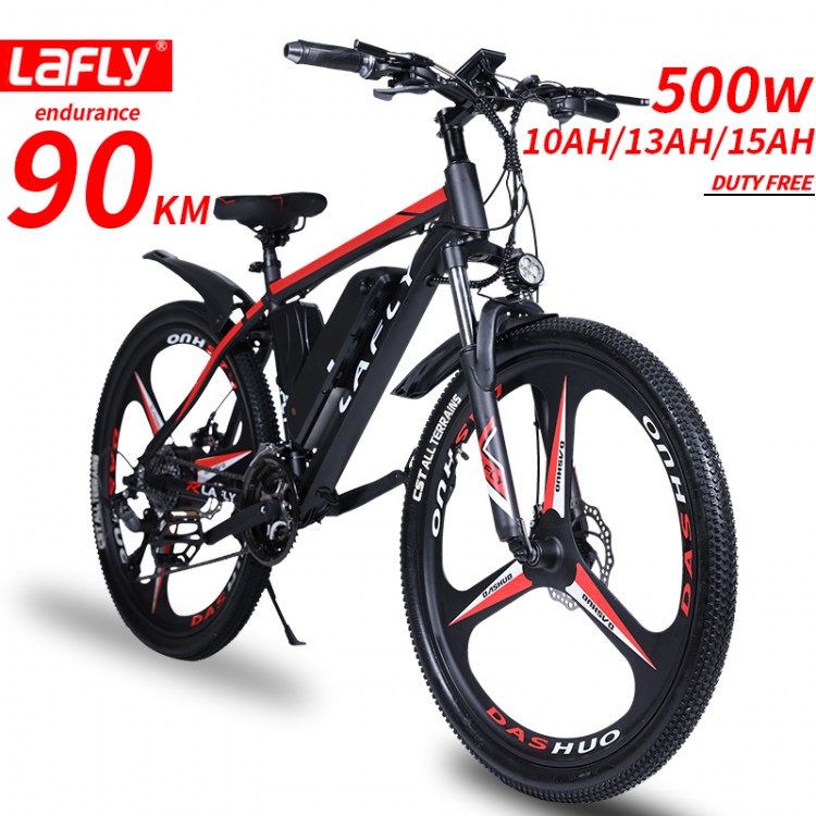 (EU Stock)LAFLY X-2 500W 90KM electric mountain bike 36V 15Ah SnowBike 26 Inch Tires ebike electric bicycle Ebike