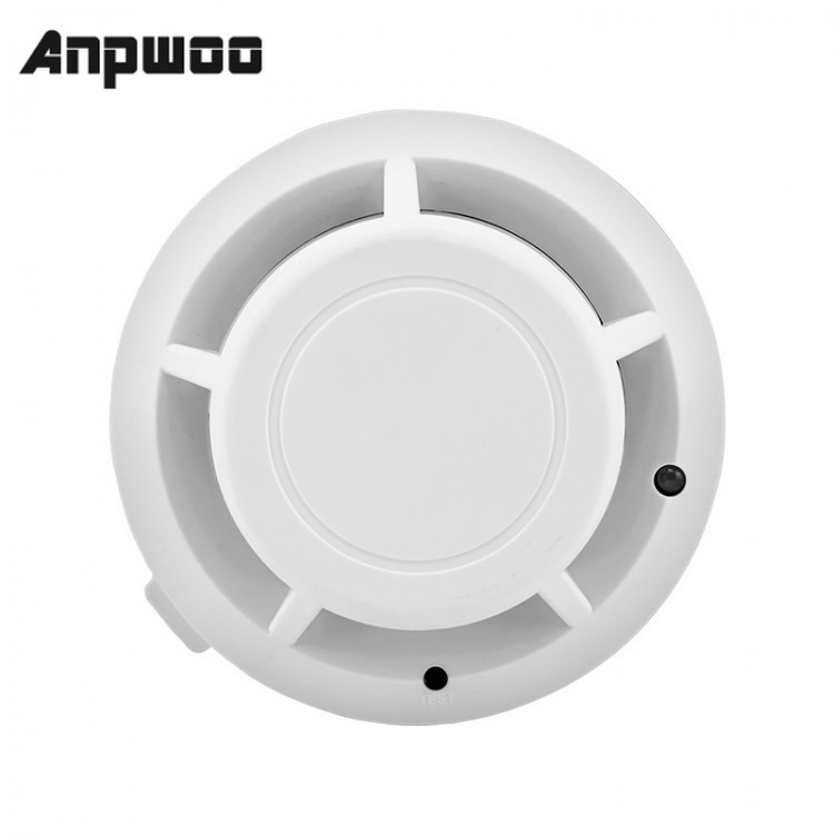 ANPWOO High Sensitive Stable Independent Alarm Smoke Detector Home Security Wireless Alarm Smoke Detector Sensor Fire Equipment