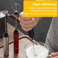 Electric Mixer Hand Milk Stirrer 3 Speed Adjustable Frother Coffee Foam Maker Cooking Baking Blender Chef Home Appliances