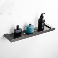Bathroom Accessories Stainless Steel Black Storage Shelf  Tissue Rack Hook Towel Bar Toilet Brush Holder Bath Hardware Series