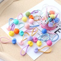 10-Pack Kids Hair ring High Elastic Rubber Band Hair Accessories Girls Cute Sweet Ponytail Tie Hairband Headwear Gifts
