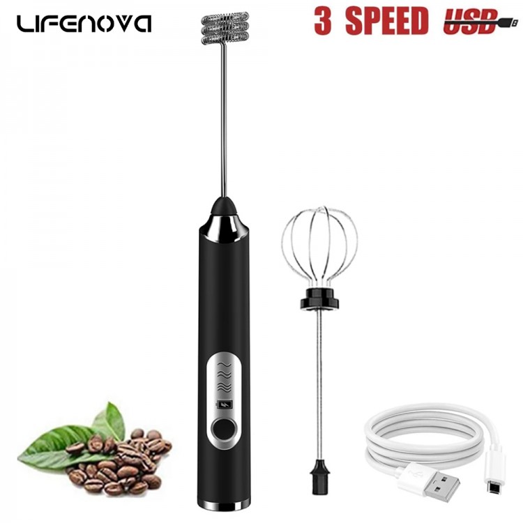 2in1 Portable Electric Hand Blender Milk Frother Frothing Foamer Blender Mixer For Coffee Machine part