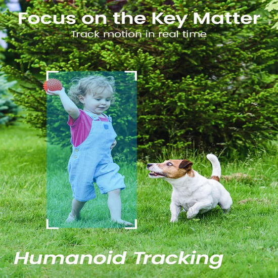 DEKCO 3MP PTZ WiFi Camera Outdoor Wireless Security Dome Camera Motion Detection 2-Way Audio Full Color Night Vision CCTV Camera