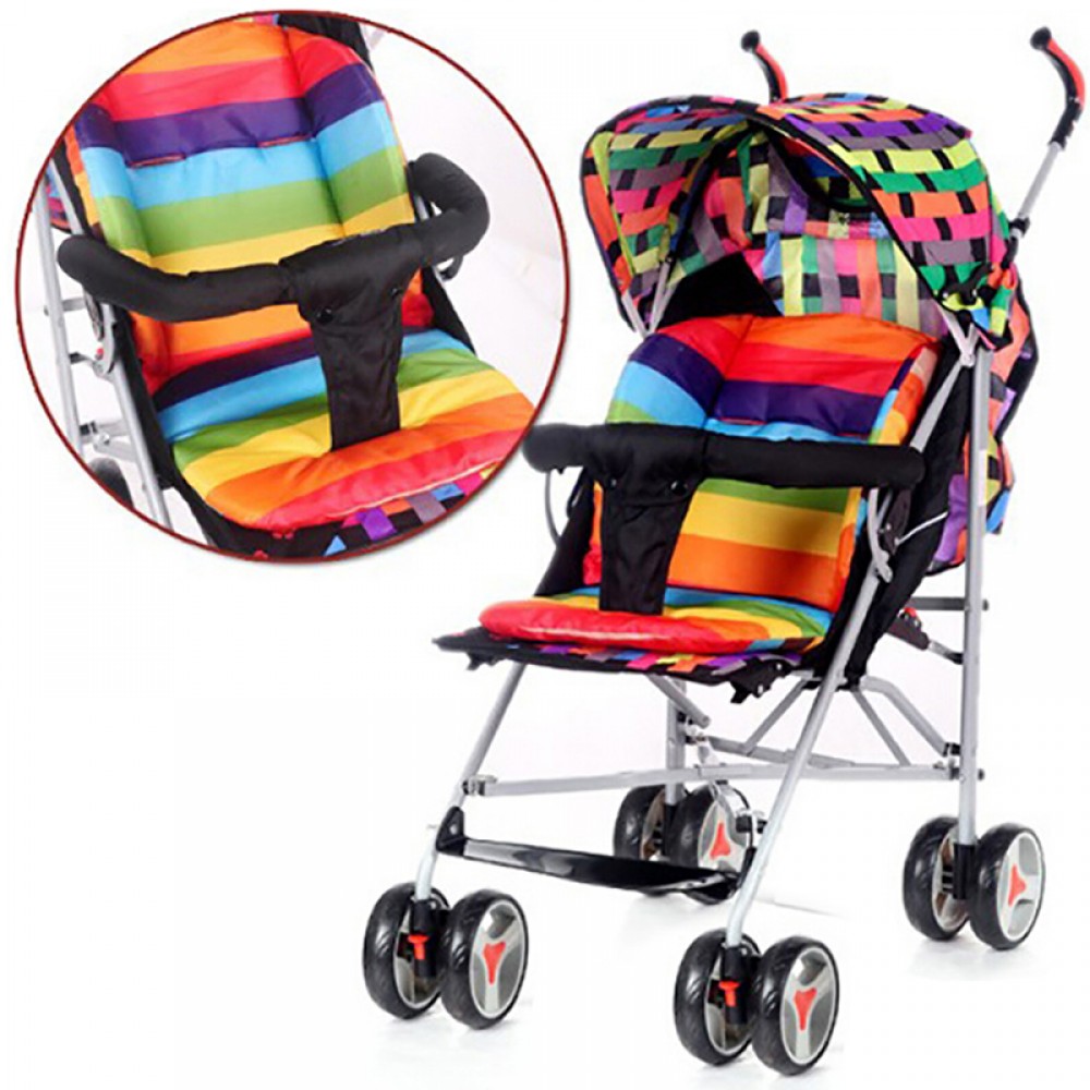 1PC Baby Stroller Seat Cushion Pad Carriages Seat Pad Pushchair Stroller Mat Accessories High Chair Pram Car Soft Mattresses