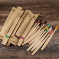 1pc ECO Friendly Toothbrush Bamboo Toothbrushes Resuable Portable Adult Wooden Soft Tooth Brush For Home Travel Hotel
