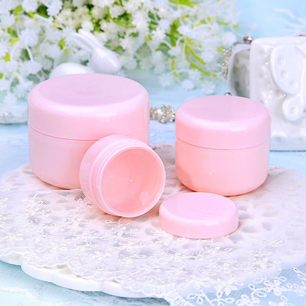 1Pc 10g/20g/30g/50g/100g/150g Plastic Jar Lids Empty Cosmetic Containers Makeup Box Travel Bottle Packaging Sub-bottle Cream Box