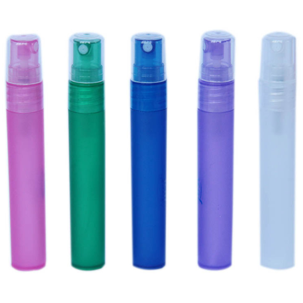 5ml 10ml Mini Refillable Sample Perfume Plastic Bottle Travel Empty Spray Atomizer Bottles Cosmetic Packaging Container