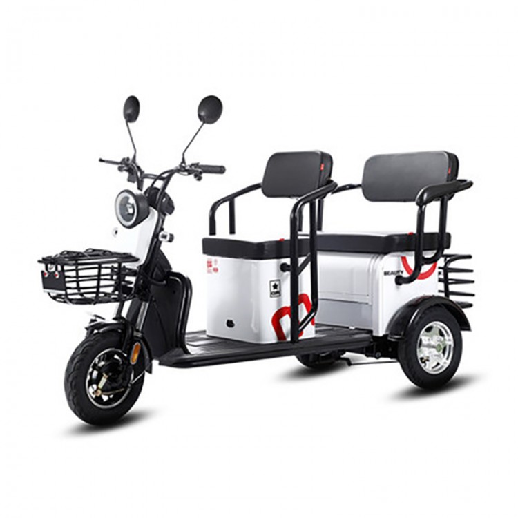 600W 48v 20A Elderly Electric Tricycle Household Small Passenger And Cargo Dual-Use Pick-Up And Drop-Off Children&#39;S Scooter
