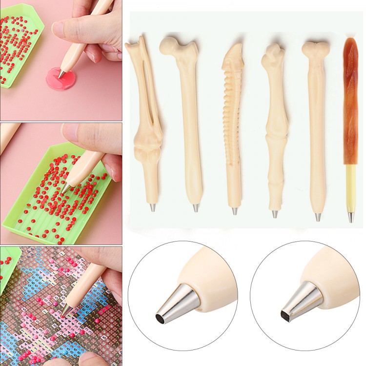 1PC Round Square Tip Point Drills Pens Diamond Painting Pen For 5D Painting Diamonds Sewing Accessories DIY Nail Art Craft Tools