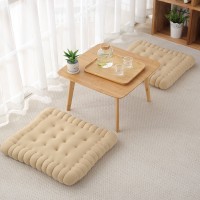Biscuit Large Tatami Floor  Cushion Rectangle Futon Bay Window Yoga  Mat Home Decor Sofa Armchair Chair Seat Pillow