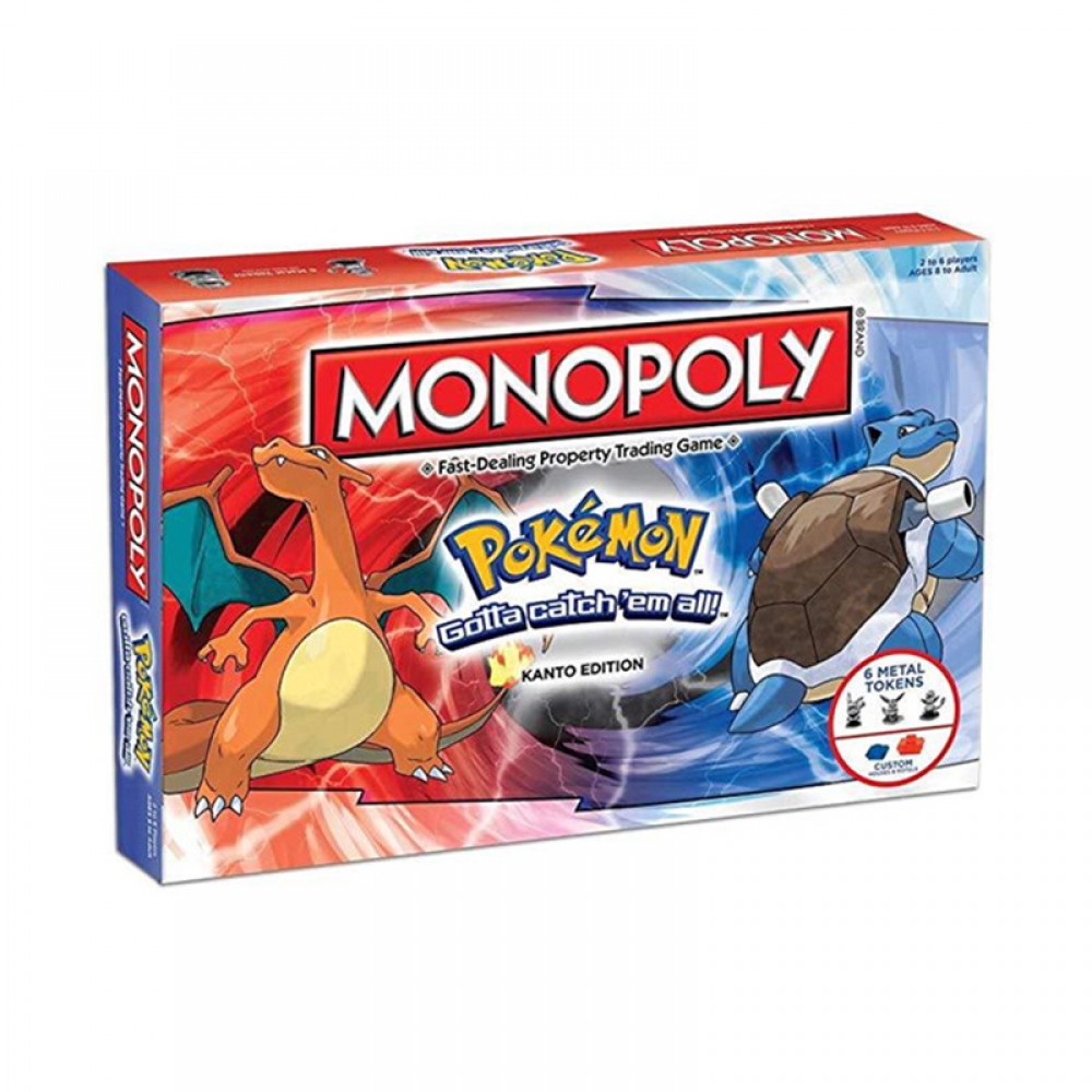 Pokemon Monopoly Toy English Board Game Card Game Family Gathering Puzzle Game Exquisite Boxed Gift