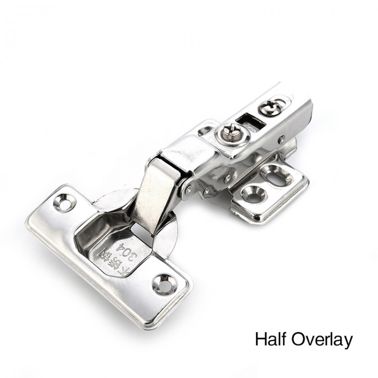 Hot C Series Hinge Stainless Steel Door Hydraulic Hinges Damper Buffer Soft Close For Cabinet Cupboard Furniture Hardware