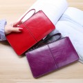 2021 Luxury Women&#39;s Wallet Ladies PU Leather Long Women&#39;s Mobile Phone Bag Card Bag Handbag Fashion Convenient Wallet Women