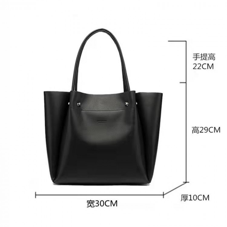 2022 New Women&#39;s Bag Large capacity Versatile Fashion Leather Handbag Single shoulder Female tote bag