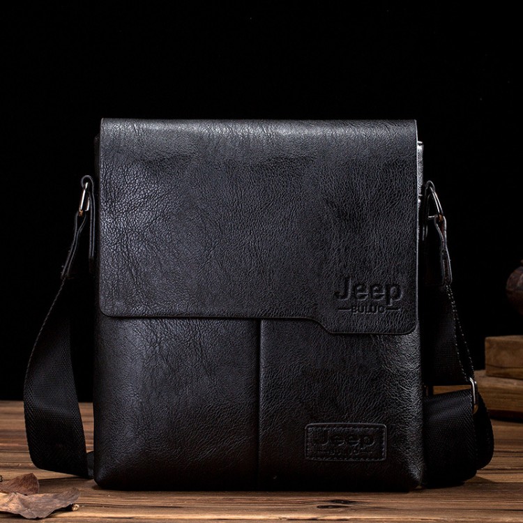 High Quality Men Fashion PU Shoulder leather handbag New Arrival Men Chest travel messenger bag | DEIL-CHINA
