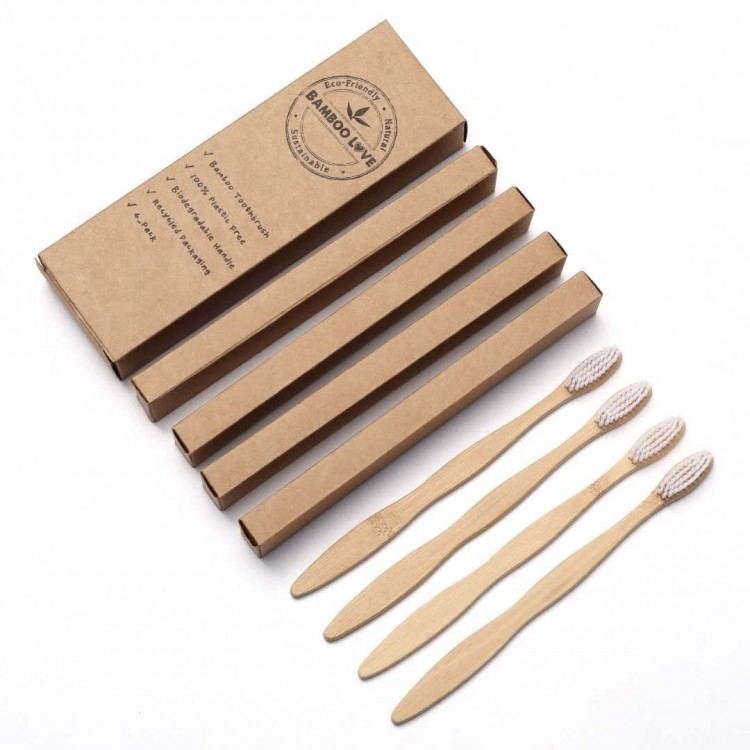 Factory high quality soft baby bamboo toothbrush | DEIL-CHINA