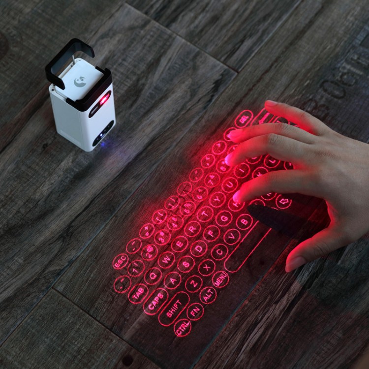 BT Virtual Laser Keyboard Portable Wireless Projection Mini Keyboard For Computer Mobile Smart Phone With Mouse Function | DEIL-CHINA